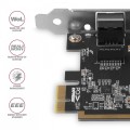 AXAGON PCEE-GRF Karta sieciowa PCIe 1x Gigabit Ethernet port RJ-45 Realtek SP &amp; LP