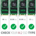 AXAGON PCEM2-D Adapter wewnętrzny PCIe x4, 1x M.2 NVMe M-key + 1x SATA B-key slot, SP &amp; LP