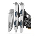AXAGON PCEA-S4N Kontroler PCIe 4x port szeregowy RS232 250 kbps, w zestawie SP &amp; LP