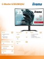 IIYAMA Monitor G-Master 31.5 cala GCB3280QSU-B1 VA,QHD,165Hz,1500R,0.2ms,2xHDMI,2xDP