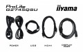 IIYAMA Monitor 27 cali G-Master G2745QSU-B1 IPS, QHD, 100Hz, 1ms, 2xUSB, 2x2W, FreeSync