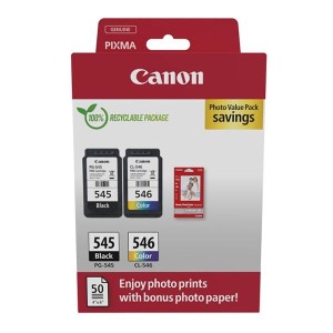 Canon oryginalny ink / tusz PG-545/CL-546, 8287B008, black/color, 2x180s, 1x8, 1x9ml, 2-pack -
