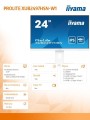 IIYAMA Monitor 24 cale XUB2497HSN-W1 IPS,USB-C Dock,HDMI,DP