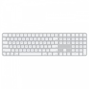 Apple Klawiatura Magic Keyboard z Touch ID i polem numerycznym dla modeli Maca z czipem Apple - angielski (USA) - białe klawisze