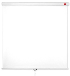 Avtek Ekran ścienny ręczny Wall Standard 200 (1:1, 200x200cm, powierzchnia biała, matowa)