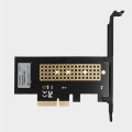 AXAGON PCEM2-N Adapter wewnetrzny PCIe x4, 1x M.2 NVMe M-key slot, SP &amp; LP