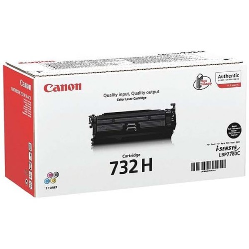 Canon oryginalny toner 732 H BK, 6264B002, black, 12000s, high capacity