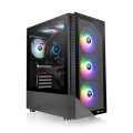 Thermaltake Obudowa - View 200 ARGB*3 Tempered Glass - Czarna
