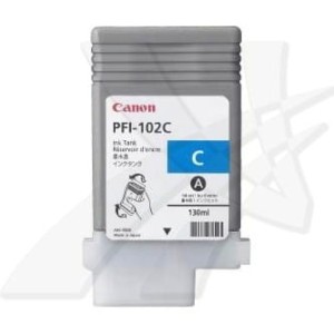 Canon oryginalny ink / tusz PFI-102 C, 0896B001, cyan, 130ml