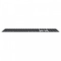 Apple Klawiatura Magic Keyboard z Touch ID i polem numerycznym dla modeli Maca z czipem Apple - angielski (USA) - czarne klawisze