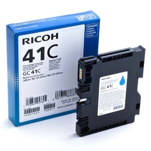 Tusz Ricoh GC41 HC Cyan