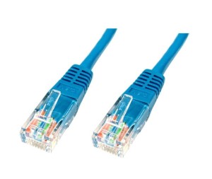 Digitus Patch cord U/UTP kat.5e PVC 3m niebieski