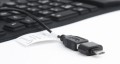 Gembird Klawiatura silikonowa wodoodporna USB z funkcją OTG czarna