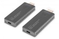 Digitus Przedłużacz/Extender HDMI bezprzewodowy 30m UHD 4K30Hz audio (zestaw)