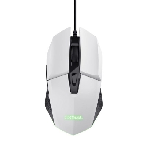 Trust Mysz gamingowa GXT109P Felox biała