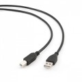 Gembird Kabel USB 2.0 typu AB AM-BM 1.8m czarny