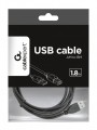 Gembird Kabel USB 2.0 typu AB AM-BM 1.8m czarny