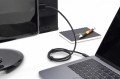 Digitus Kabel USB Type-C/HDMI M/M USB 3.1 Gen.2 SuperSpeed+ 4K/60Hz 18Gbps 5m czarny