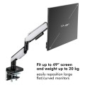 LogiLink Uchwyt do monitora,VESA 17-49 cali gazowy, max. 20kg