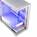 MODECOM Obudowa PC STELLAR 8F ARGB 20 Biała