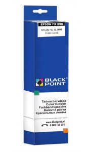 Taśma Epson FX890 Black / Zamiennik Black Point KBPE890 /