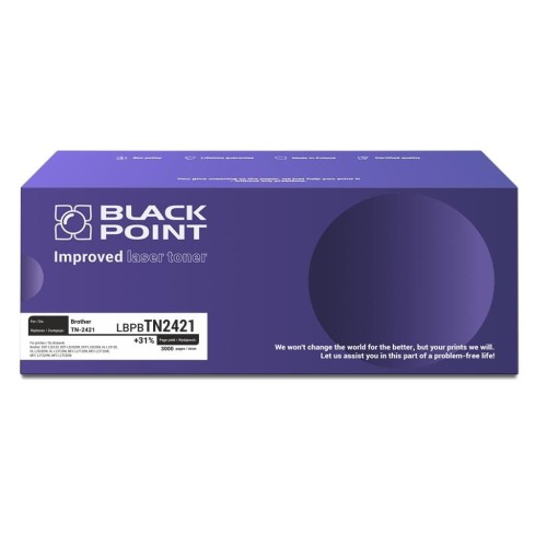Toner Brother TN2421 Black / Zamiennik Black Point 3K