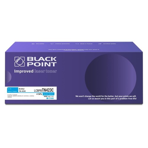 Toner Brother TN423 Cyan/ Zamiennik Black Point / 4K