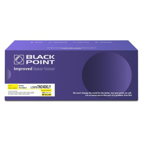 Toner Brother TN248XL Yellow / Zamiennik Black Point 2,3K