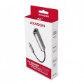 AXAGON ADE-25RC Karta sieciowa 2.5 Gigabit Ethernet, Realtek 8156, USB-C 3.2 Gen 1, automatyczna instalacja, szara