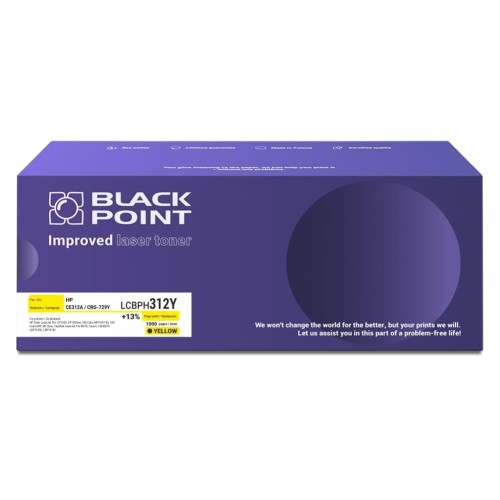 Toner HP CE312A Yellow Nr 126A / Zamiennik Black Point