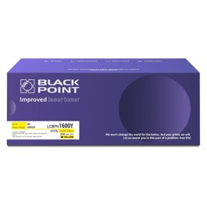 Toner HP Q6002A Yellow Nr 124A / CRG707 / Zamiennik Black Point 2K