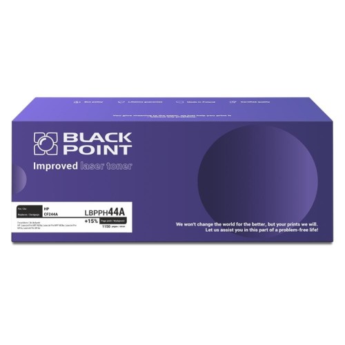 Toner HP CF244A Black Nr 44A / Zamiennik Black Point 1,15K