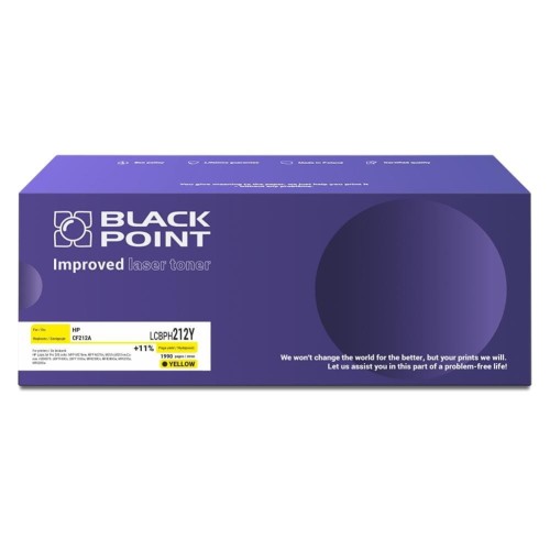 Toner HP CF212A Yellow Nr 131A / Zamiennik Black Point 1,96K