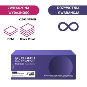 Toner HP Q7553X Black Nr 53X / Zamiennik Black Point  9,3K