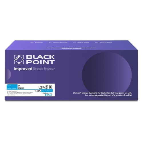 Toner HP CF211A Cyan Nr 131A / Zamiennik Black Point 1,96K