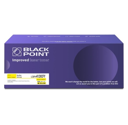 Toner HP CF412X Yellow Nr 410X / Zamiennik Black Point 5K