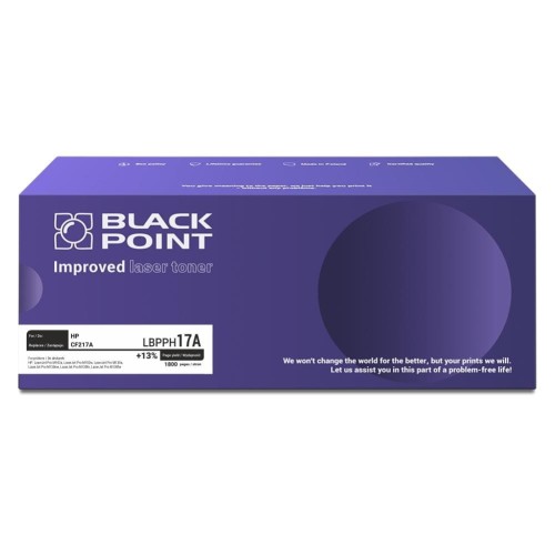 Toner HP CF217A Black Nr 17A / Zamiennik Black Point 1,8K 