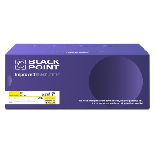 Toner HP CE412A Yellow Nr 305A / Zamiennik Black Point 2,6K