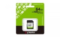 Kingston Karta pamięci SD 64GB Canvas Select Plus Gen3 100MB/s