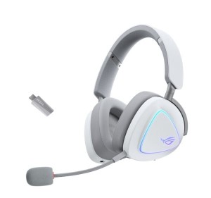 Asus Słuchawki ROG Delta II Wireless 2.4GHz/BT/3.5 Białe