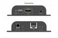 Digitus Przedłużacz (extender) po skrętce kat.6 HDMI 4K/60Hz przez IP 1G lub do 120m/200m, max. 253 odbiorniki, sterowanie IR - zestaw (odbiornik/nada