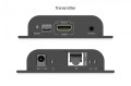 Digitus Przedłużacz (extender) po skrętce kat.6 HDMI 4K/60Hz przez IP 1G lub do 120m/200m z PoE, max. 253 odbiorniki, sterowanie IR - zestaw