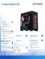 OPTIMUS Komputer E-Sport GB550T-CR5 Ryzen 7 5800X/16GB/1TB/RX 7600 GAMING OC 8G/W