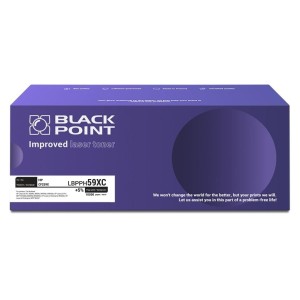 Toner HP CF259X Black Nr 59X / Zamiennik Black Point / new chip 10,5K