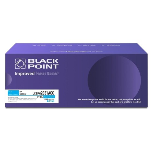 Toner HP W2031A Cyan Nr 415A / Chip new / Zamiennik Black Point 2,5K