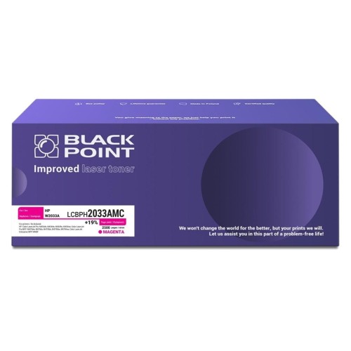 Toner HP W2033A Magenta Nr 415A / Chip new / Zamiennik Black Point 2,5K