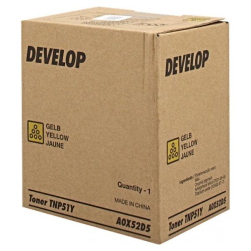 Develop oryginalny toner A0X52D5, TNP51Y, yellow, 5000s