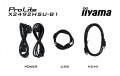 IIYAMA Monitor 24 cale X2492HSU-B1 IPS,FHD,HDMI,DP,120Hz,300cd,4ms,USB HUBx2cienkie ramki, 1500:1, ErP B