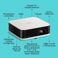 Epson Projektor mini laser EF-61W FHD/700L/5m:1/1.6kg biały