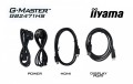 IIYAMA Monitor 23,8 cala GB2471HS-B1 Fast IPS,FHD,240Hz,2xHDMI,DP, 350cd, HAS(150) PIVOT, Adaptive G-SYNC - 1920 x 1080 @48-240Hz  DisplayPort Only